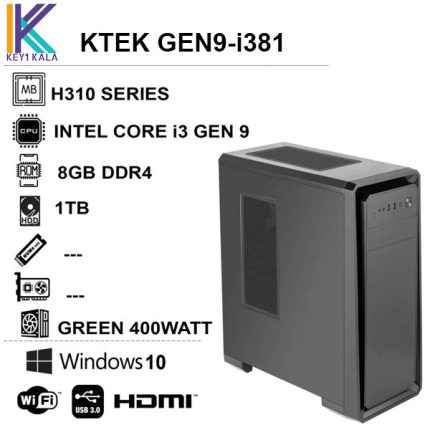 قیمت و خرید کامپیوتر دسکتاپ اسمبل شده KTEK-GEN9-i381 از کی تک کالا